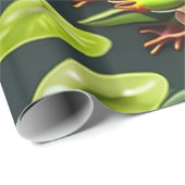 Papier für das Wrapping des Froschdesigners Geschenkpapier (Rolleneckpunkt)