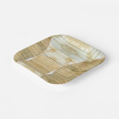 Papier für den Buchhalter des Kaffees Pappteller (Gewinkelt)