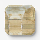 Papier für den Buchhalter des Kaffees Pappteller (Vorderseite)