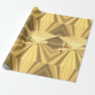 Papier für den Goldenen Abschluss Geschenkpapier