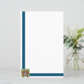 Papier für den niedlichen Beagle (Stehend Vorderseite)