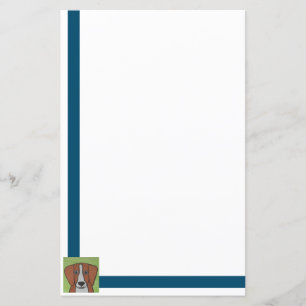 Papier für den niedlichen Beagle