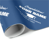 Papier für die Abschlussfeier der High School Geschenkpapier (Rolleneckpunkt)