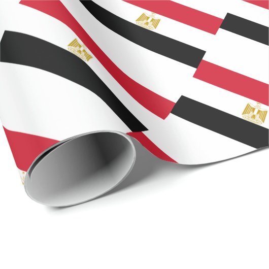 Papier für die ägyptische Flagge Geschenkpapier (Rolleneckpunkt)