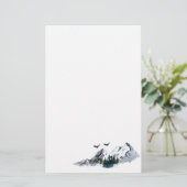 Papier für die Bodenbeläge von Wasserfarben (Stehend Vorderseite)