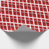 Papier für die dänische Flagge Geschenkpapier (Ecke)