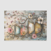 PAPIER FÜR DIE DECOUPAGE-TEEBEREICHE (Vorderseite)