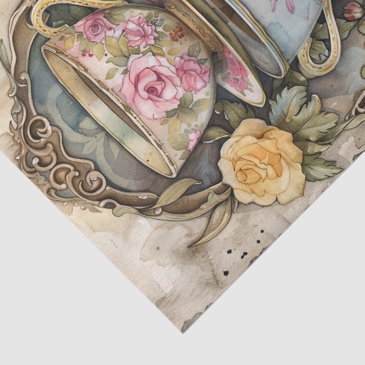 PAPIER FÜR DIE DECOUPAGE-TEEBEREICHE (Ausschnitt)