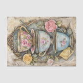 PAPIER FÜR DIE DECOUPAGE-TEEBEREICHE (Vorderseite)