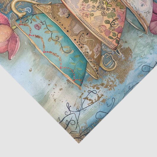 PAPIER FÜR DIE DECOUPAGE-TEEBEREICHE (Ausschnitt)