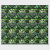 Papier für die elektronische Schaltung in Herzform Geschenkpapier (Flach)