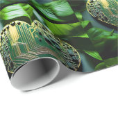 Papier für die elektronische Schaltung in Herzform Geschenkpapier (Rolleneckpunkt)