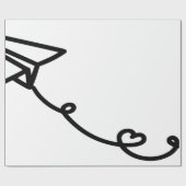 Papier für die Flugzeugreihe Geschenkpapier (Flach)