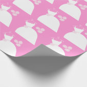 Papier für die Hochzeitskarosse Geschenkpapier (Ecke)