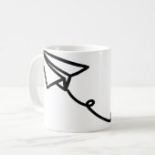 Papier für die Linie Kaffeetasse (Vorderseite Links)