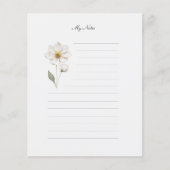 Papier für die Schreibtischverkleidung der Blume (Vorderseite)