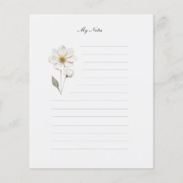 Papier für die Schreibtischverkleidung der Blume