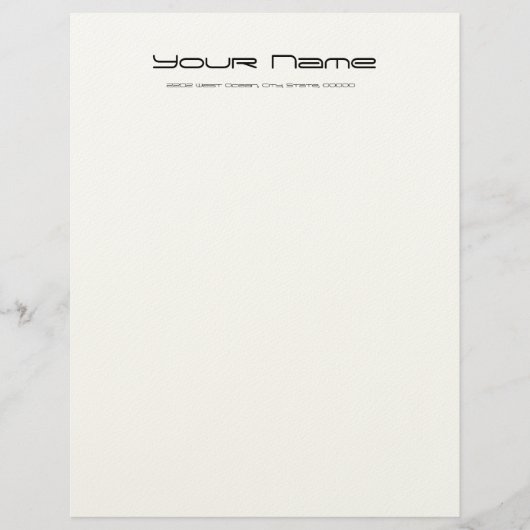 Papier für die Schreibwaren/ Creme Briefbogen (Vorderseite)