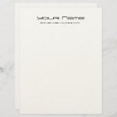 Papier für die Schreibwaren/ Creme Briefbogen (Vorne/Hinten)