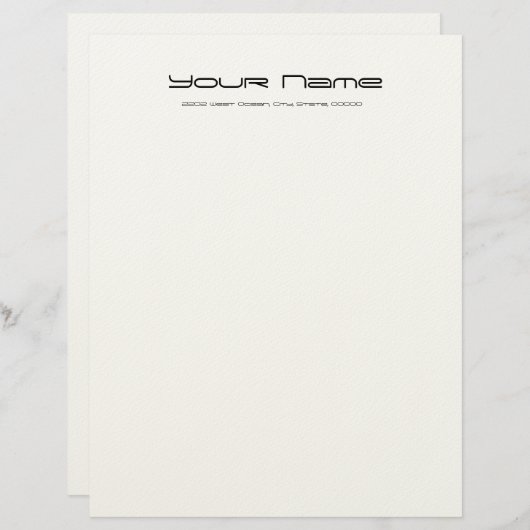 Papier für die Schreibwaren/ Creme Briefbogen (Vorne/Hinten)