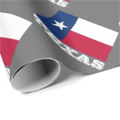 Papier für die texanische Flagge | Texas-Alleinsta Geschenkpapier (Rolleneckpunkt)