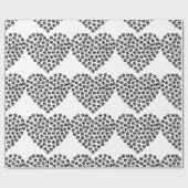 Papier für die Umhüllung der Silhouette in Paw Geschenkpapier (Flach)