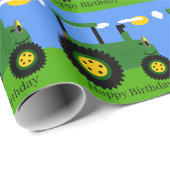 Papier für die Umhüllung des grünen Zuges Geschenkpapier (Rolleneckpunkt)