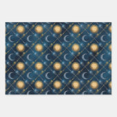 Papier für die Umhüllung von Moon Sun und Stars (Vorderseite 3)