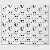 Papier für die Umhüllung von Schwarzweiß und Weiß Geschenkpapier (Flach)