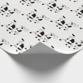 Papier für die Umhüllung von Schwarzweiß und Weiß Geschenkpapier (Ecke)