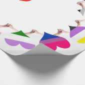 Papier für die Umrandung der Flagge Geschenkpapier (Ecke)