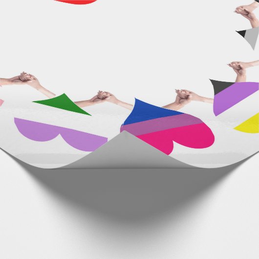 Papier für die Umrandung der Flagge Geschenkpapier (Ecke)