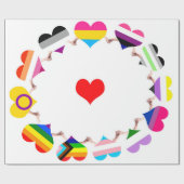 Papier für die Umrandung der Flagge Geschenkpapier (Flach)