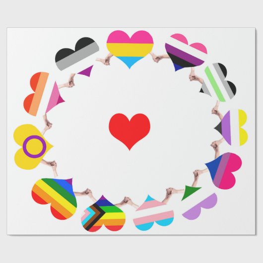 Papier für die Umrandung der Flagge Geschenkpapier (Flach)