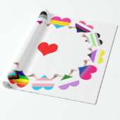 Papier für die Umrandung der Flagge Geschenkpapier (Ungerollt)