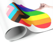 Papier für die Umrandung der Flagge Geschenkpapier (Rolleneckpunkt)