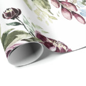 Papier für die Vintage Blumenbearbeitung von Mauve Geschenkpapier (Rolleneckpunkt)