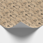 Papier für Drachen und Ritter Geschenkpapier (Ecke)