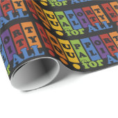 Papier für Gleichberechtigung Geschenkpapier (Rolleneckpunkt)