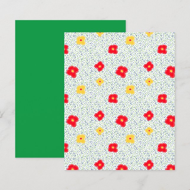 Papier für grüne und blaue Kreise und Punkte (Vorne/Hinten)