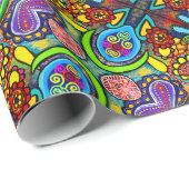 Papier für Handarbeit Geschenkpapier (Rolleneckpunkt)