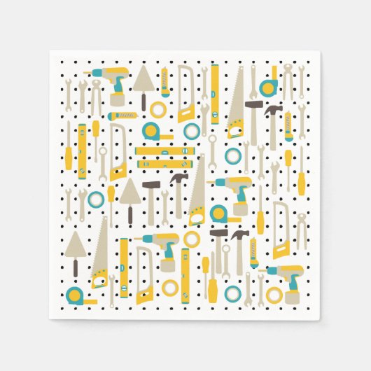 Papier für Hardware und Bauwerkzeuge Napkins Serviette (Vorderseite)