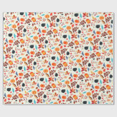 Papier für Herbstmuster Geschenkpapier (Flach)