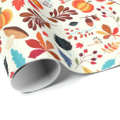 Papier für Herbstmuster Geschenkpapier (Rolleneckpunkt)