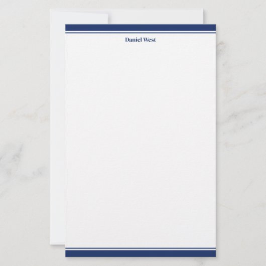 Papier für individuelle Korrespondenz (Vorderseite)