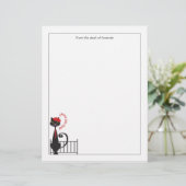 Papier für Katzen Briefbogen (Stehend Vorderseite)