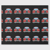 Papier für klassische Automobile Geschenkpapier (Flach)