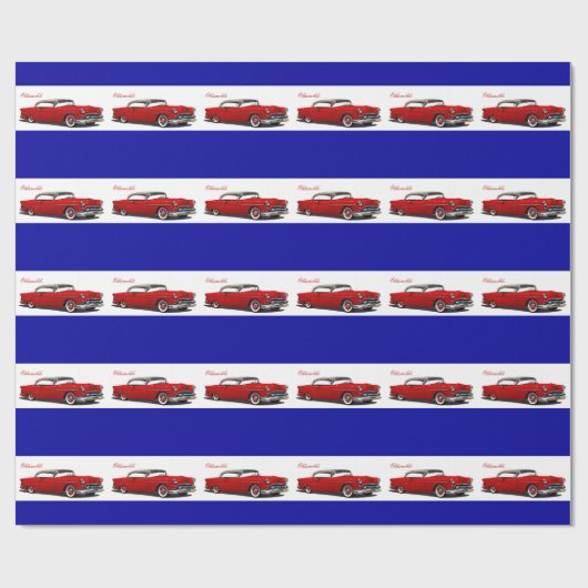 Papier für klassische Autos Geschenkpapier (Flach)