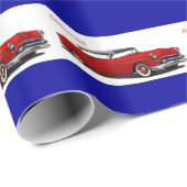 Papier für klassische Autos Geschenkpapier (Rolleneckpunkt)
