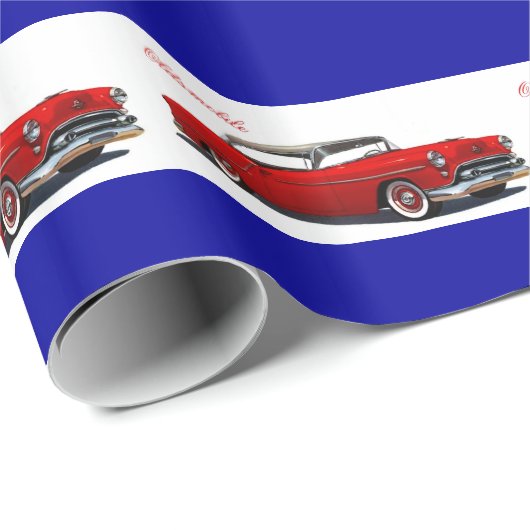 Papier für klassische Autos Geschenkpapier (Rolleneckpunkt)